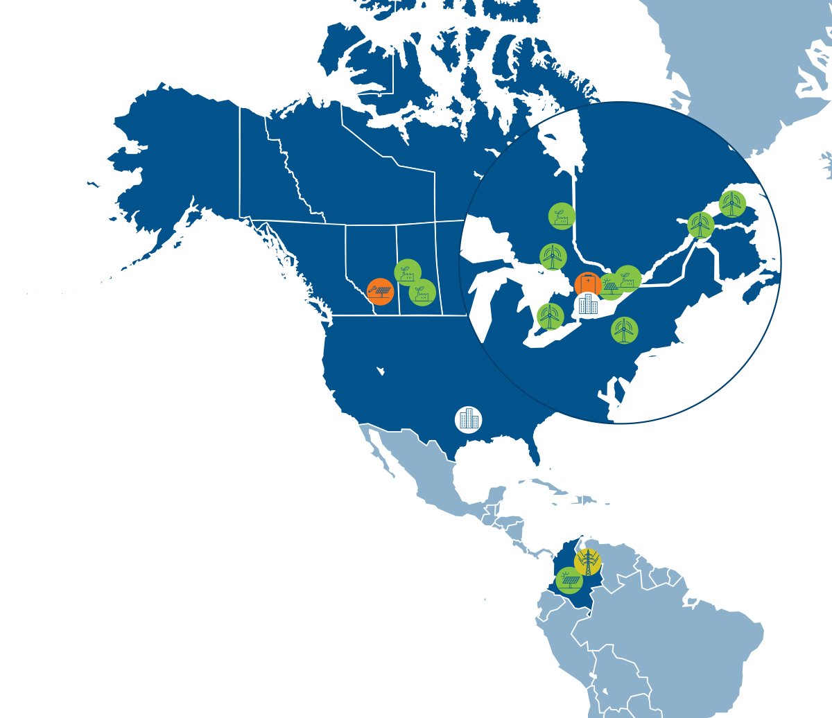 Northland Power Facility locations and offices Americas
